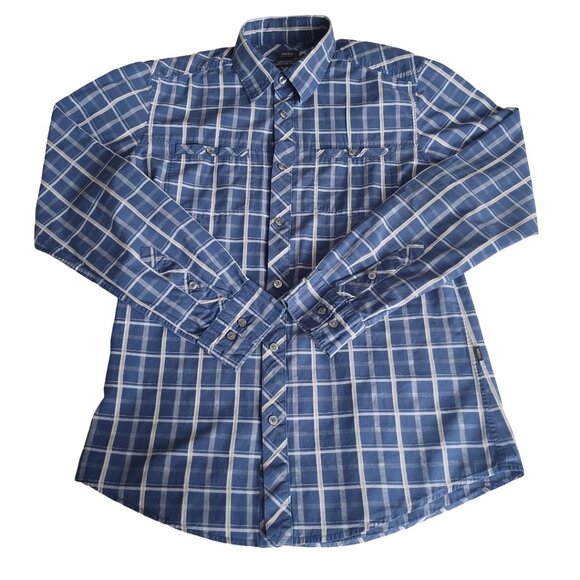 Mexx Other - Mexx Men's Cotton Plaid Semi-Slim Fit Button-down Shirt Blue